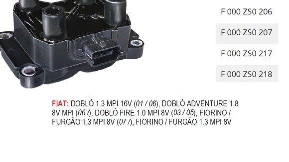 Imagen de BOBINA DE ENCENDIDO FIAT PALIO/SIENA MOTOR FIRE 1.3I 16V
